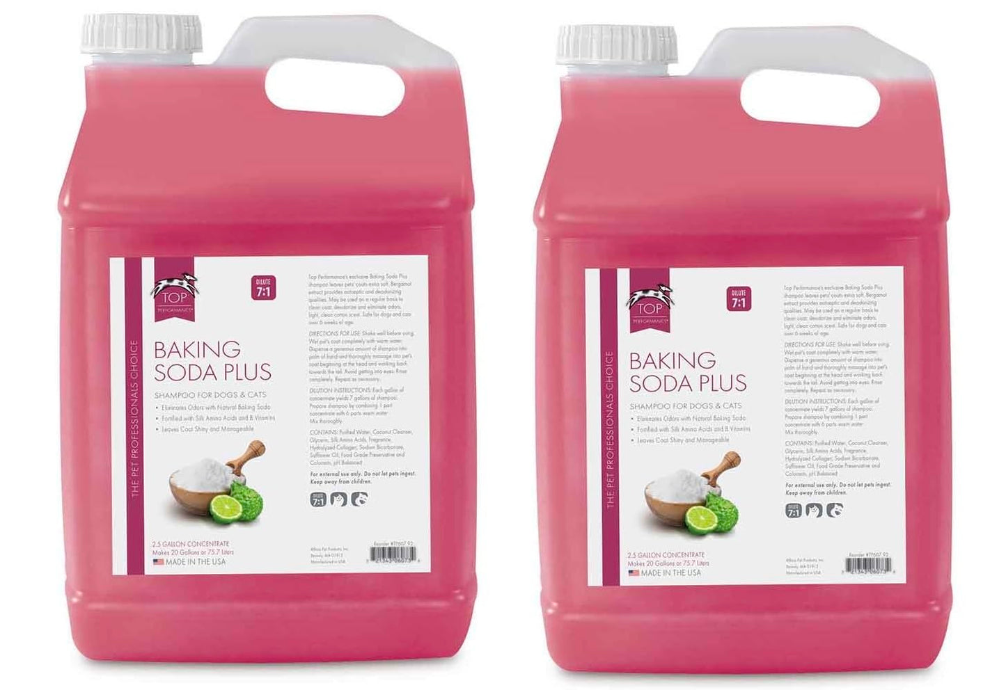 Baking Soda Pet Shampoo Fresh Cotton Odor Control