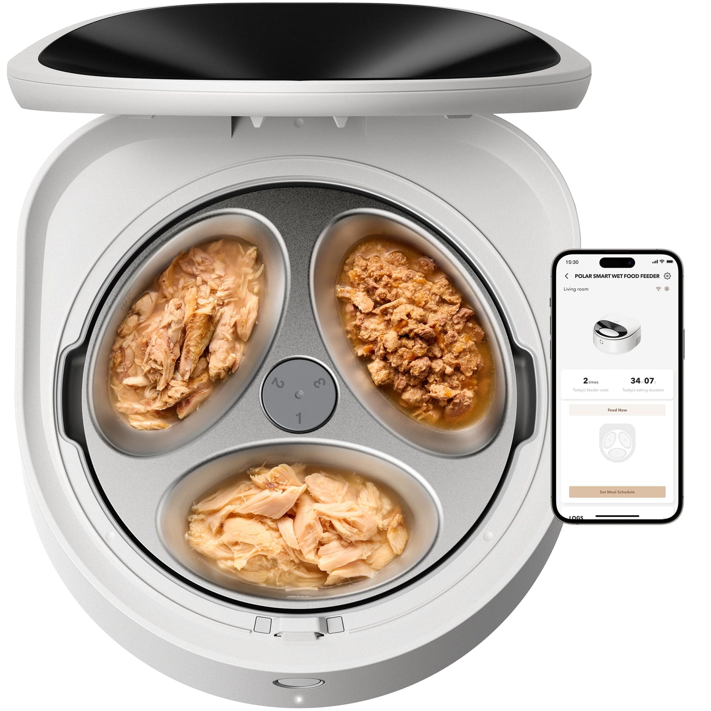 Refrigerated Automatic Wet Food Cat Feeder