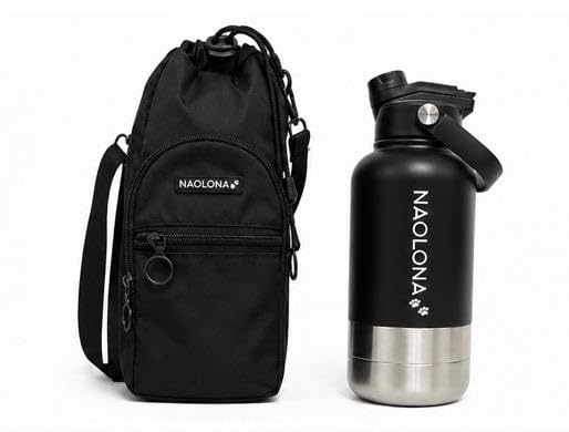 Insulated Stainless Steel Dog Water Bottle 32oz Travel