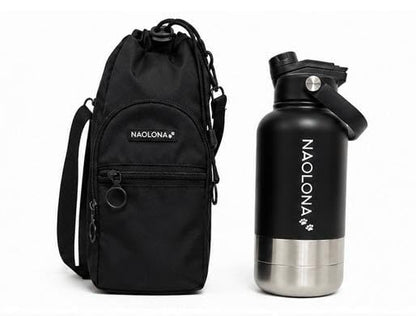 Insulated Stainless Steel Dog Water Bottle 32oz Travel