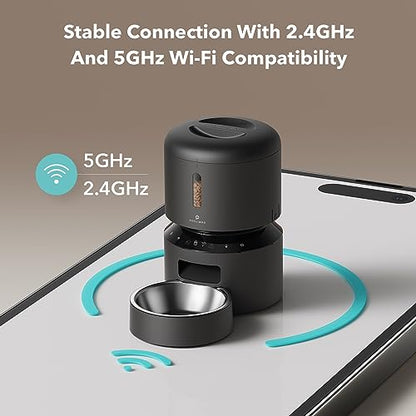 WiFi Automatic Pet Feeder 5L Timed Freshness Control