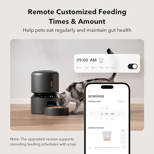 WiFi Automatic Pet Feeder 5L Timed Freshness Control