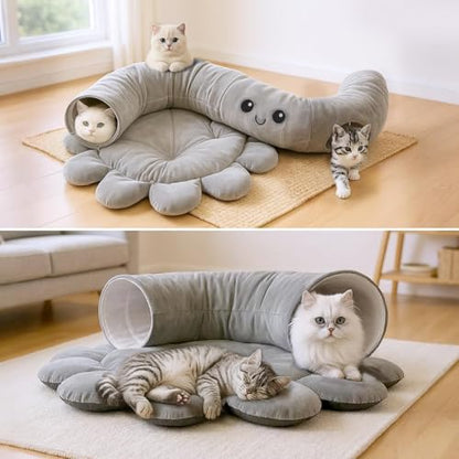Cat Tunnel Foldable Pet Play Tunnel
