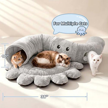 Cat Tunnel Foldable Pet Play Tunnel