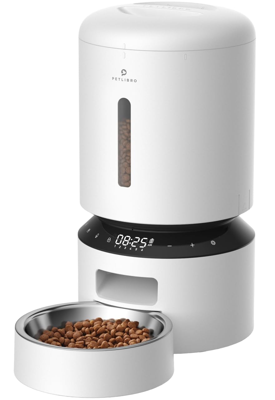 Automatic Cat Feeder for 2 Cats Dual Bowl