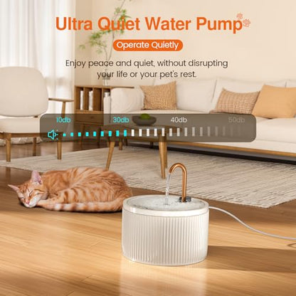 Automatic Cat Water Fountain Ultra Quiet Pump