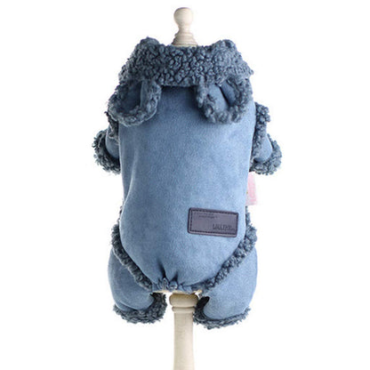Winter Warm Dog Jumpsuit Coat Clothing