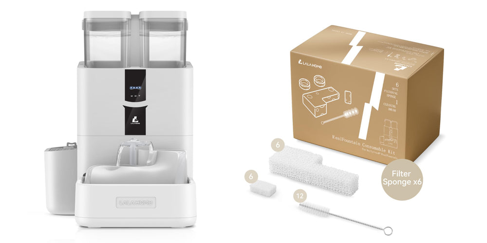 Smart 10L Cat Water Fountain App Control Filter System