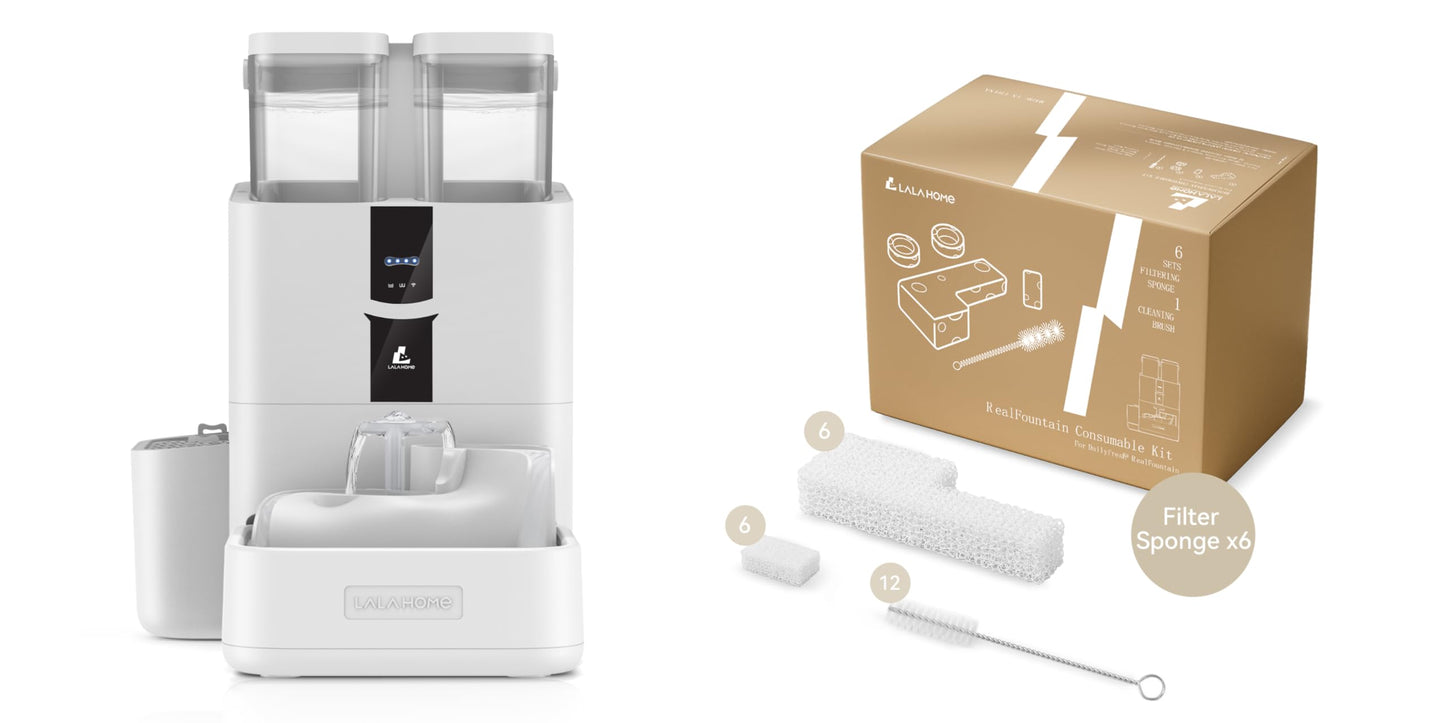 Smart 10L Cat Water Fountain App Control Filter System