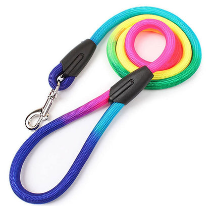 Rainbow Dog Training Leash Long Rope Outdoor