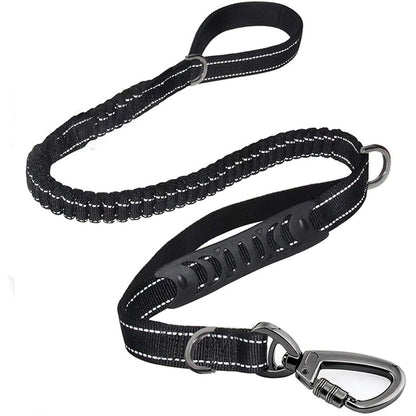 Reflective Shockproof Double Handle Dog Leash
