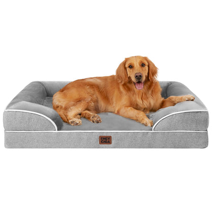 Orthopedic Memory Foam XL Dog Bed Waterproof Washable