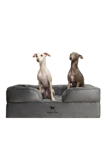 Orthopedic Memory Foam Dog Bed with Cooling Gel Washable