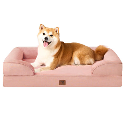 Orthopedic Memory Foam XL Dog Bed Waterproof Washable