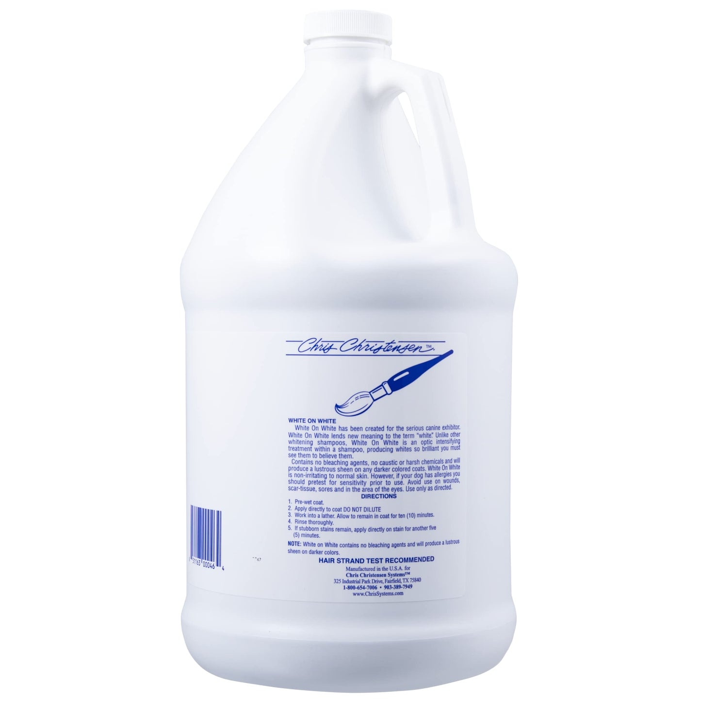Chris Christensen White on White Whitening Treatment Dog Shampoo