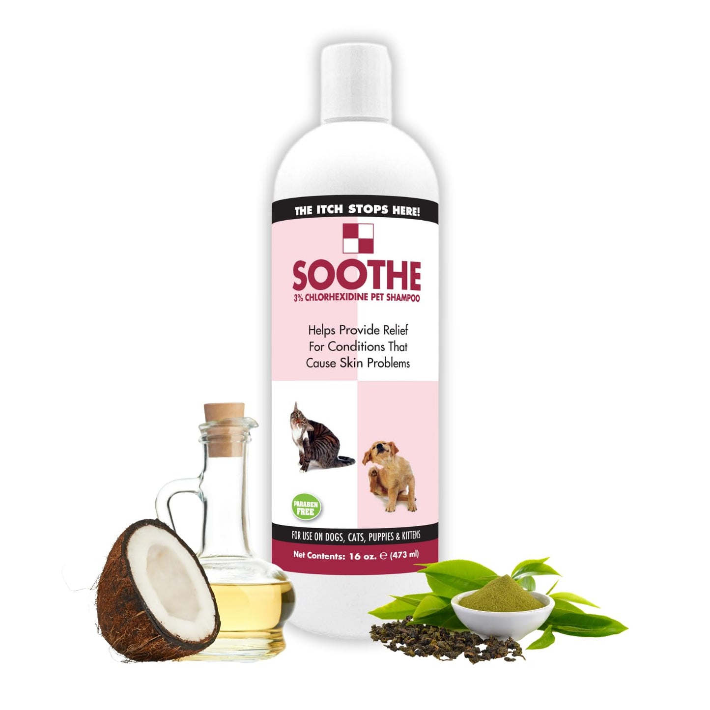 Itch Relief Pet Shampoo Spray Antiseptic Skin Care
