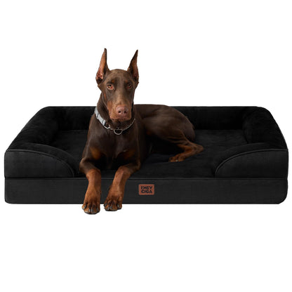 Orthopedic Memory Foam XL Dog Bed Waterproof Washable
