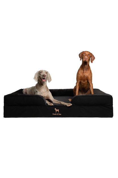 Orthopedic Memory Foam Dog Bed with Cooling Gel Washable