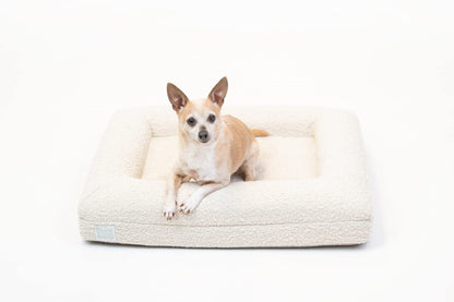 Orthopedic Memory Foam Dog Bed Boucle Washable Waterproof