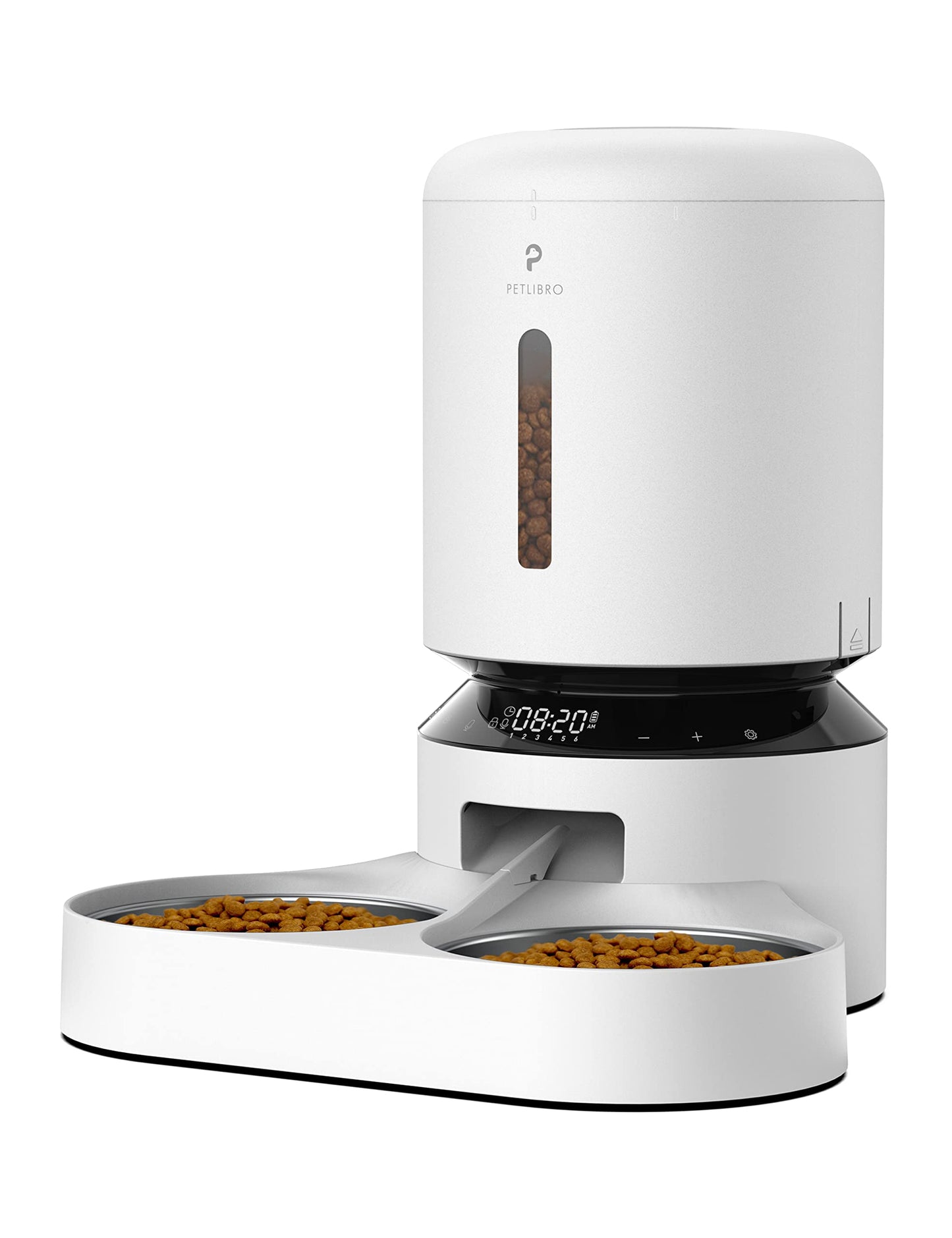 Automatic Cat Feeder for 2 Cats Dual Bowl