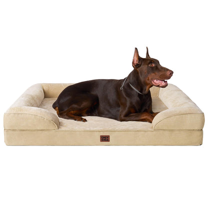 Orthopedic Memory Foam XL Dog Bed Waterproof Washable