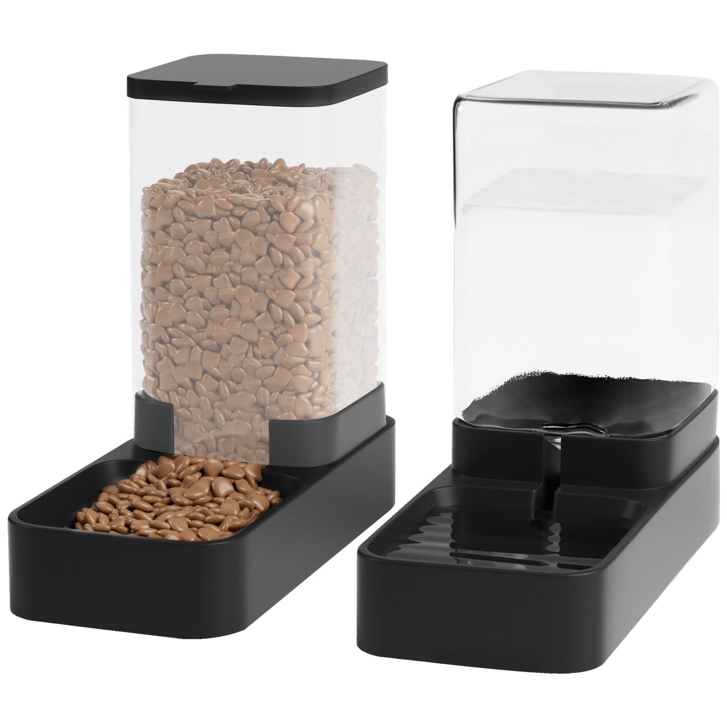 Automatic Pet Feeder & Water Dispenser Set