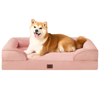 Orthopedic Memory Foam XL Dog Bed Waterproof Washable