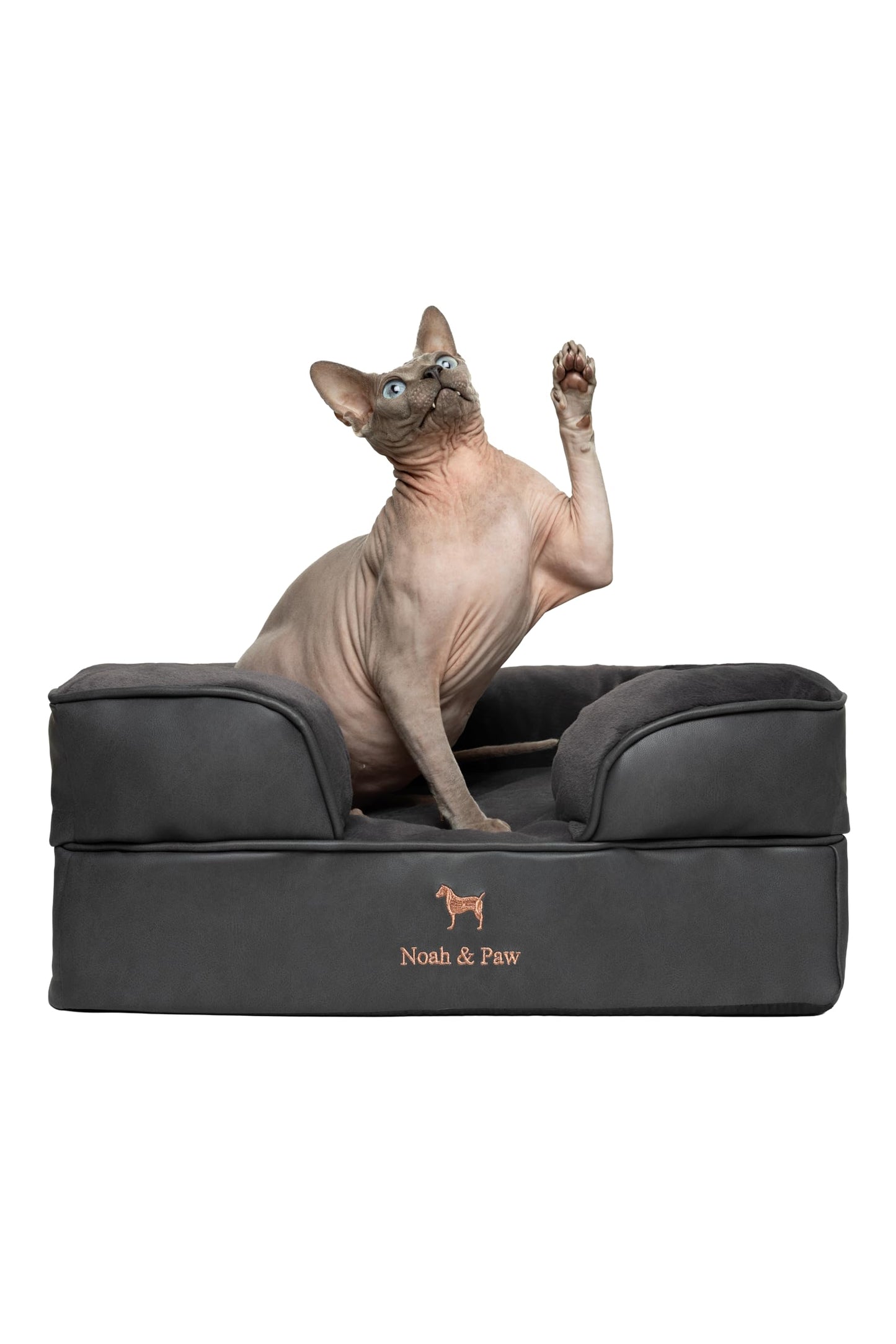 Orthopedic Memory Foam Dog Bed with Cooling Gel Washable