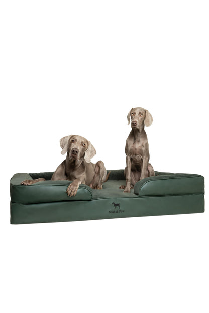 Orthopedic Memory Foam Dog Bed with Cooling Gel Washable