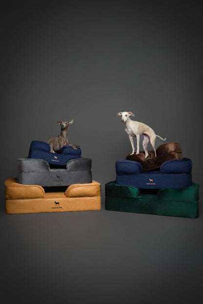 Orthopedic Memory Foam Dog Bed with Cooling Gel Washable