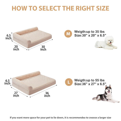 Orthopedic Waterproof Large Dog Bed Removable Cover Sofa