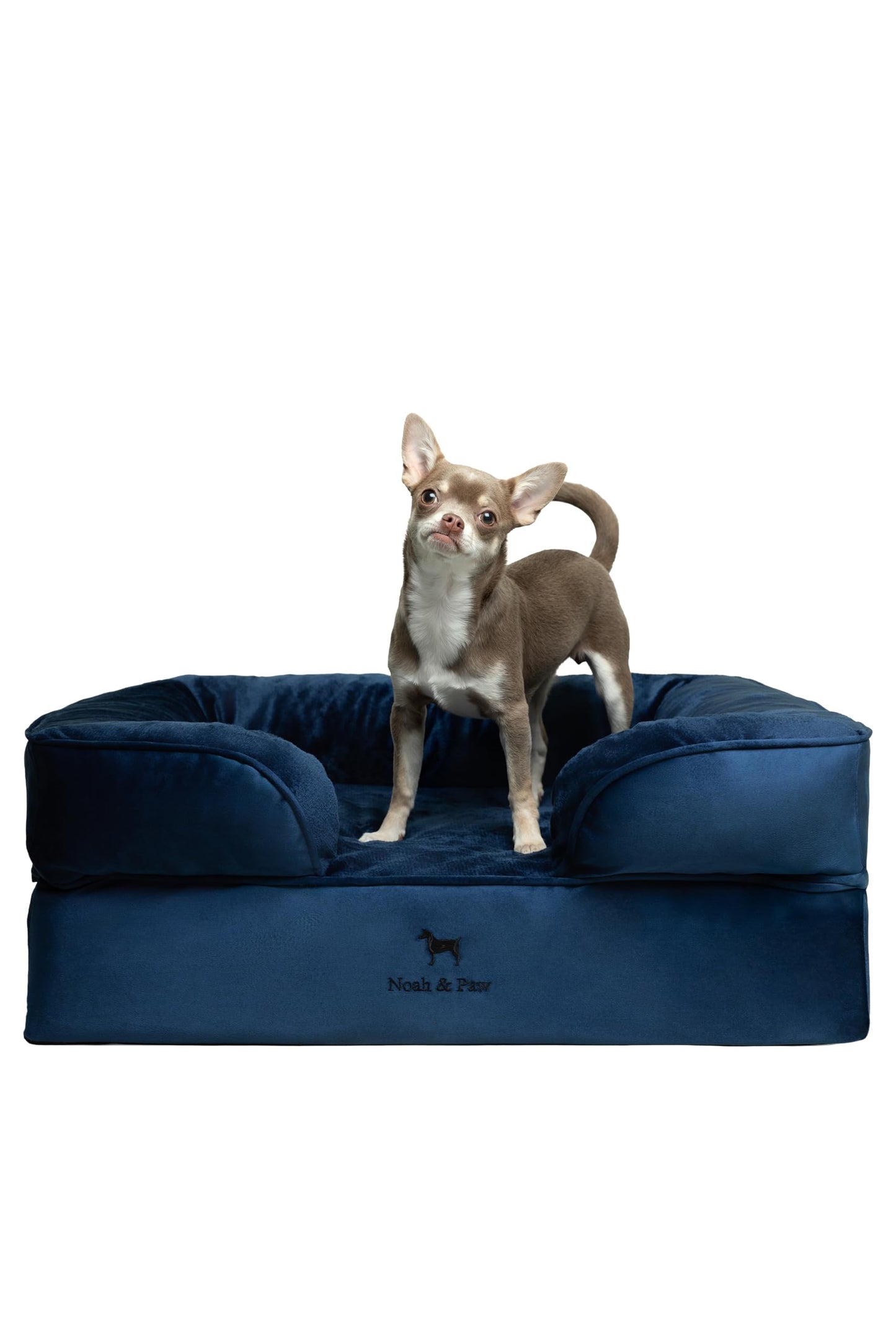 Orthopedic Memory Foam Dog Bed with Cooling Gel Washable