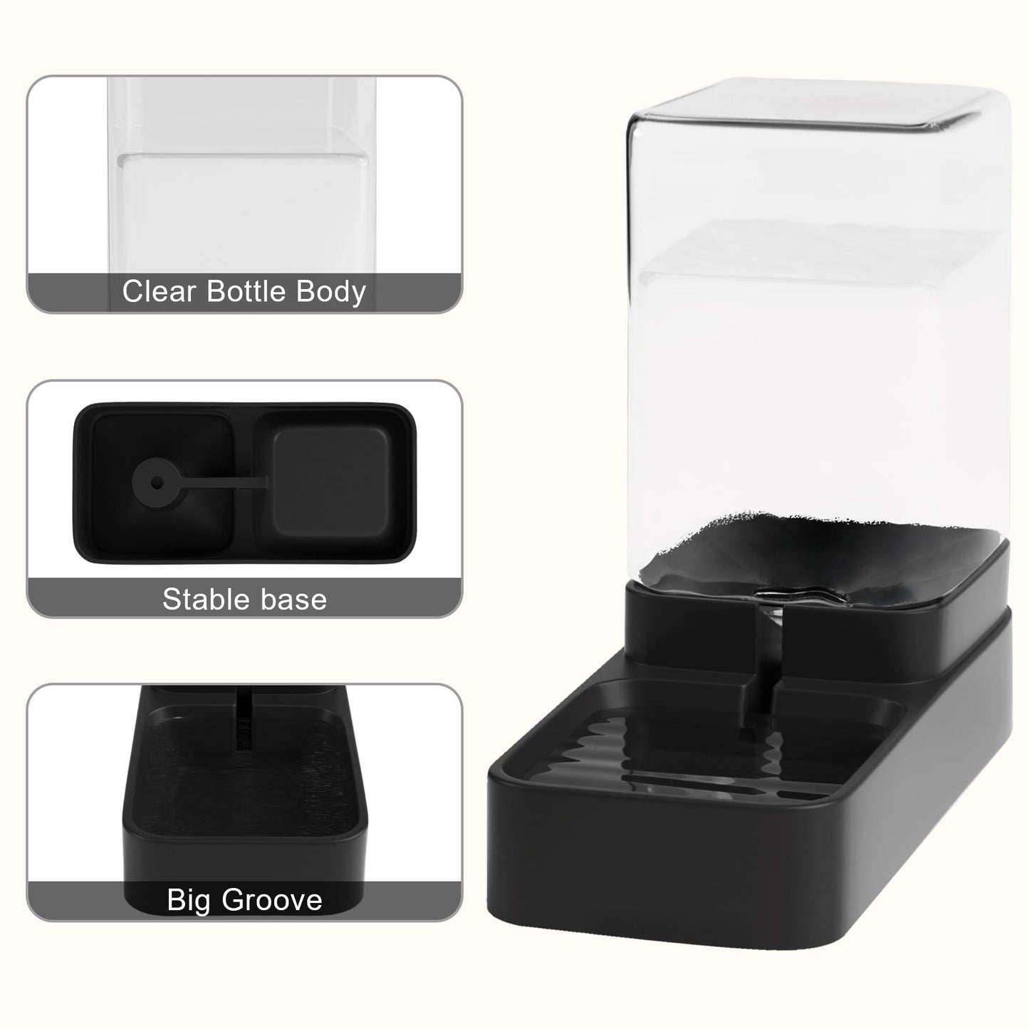 Automatic Pet Feeder & Water Dispenser Set