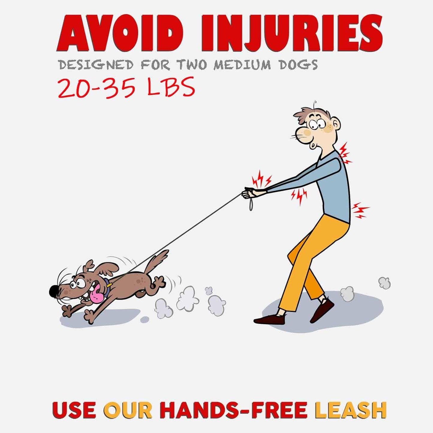 Double Dog Leash Coupler No Tangle Swivel