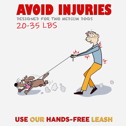 Double Dog Leash Coupler No Tangle Swivel