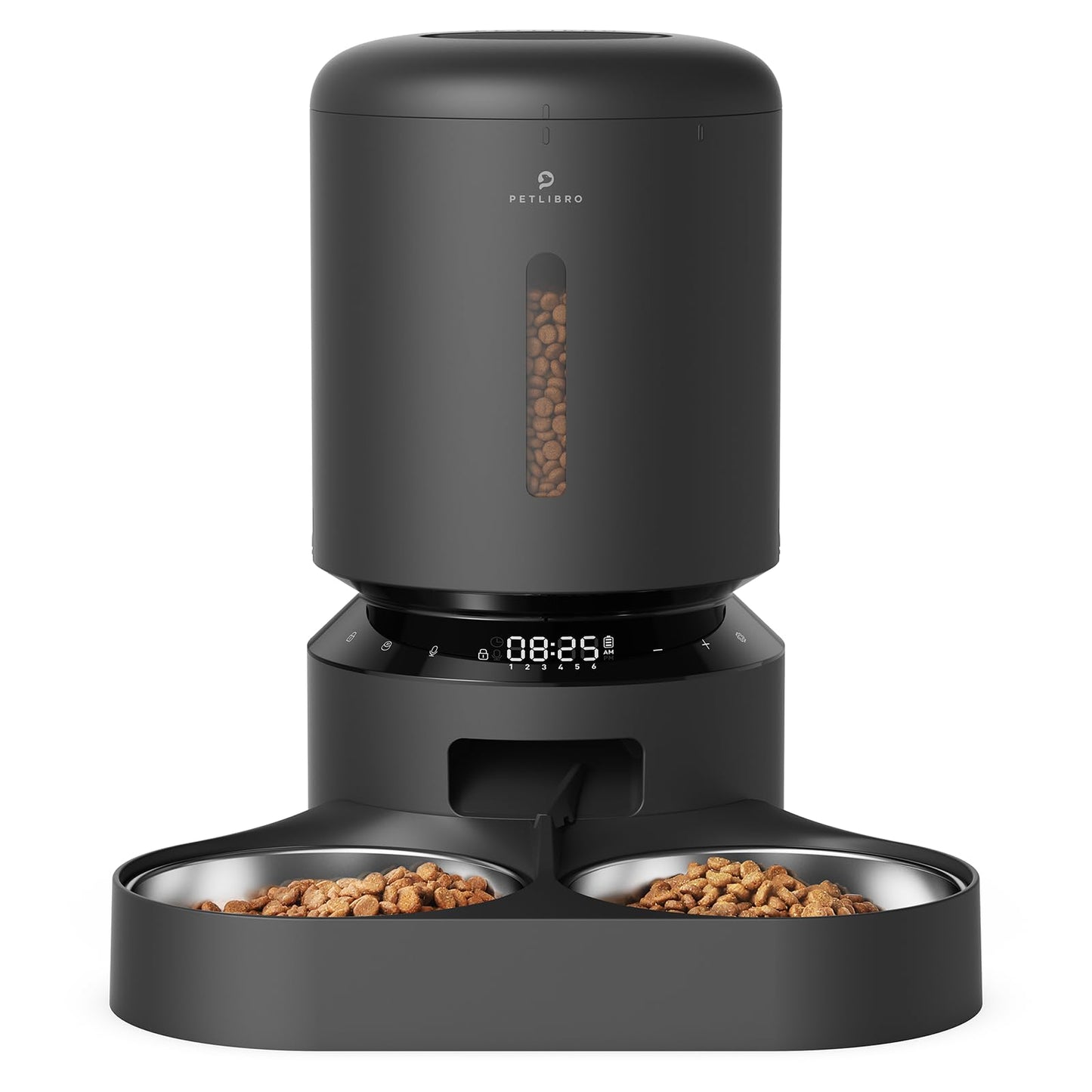 Automatic Cat Feeder for 2 Cats Dual Bowl
