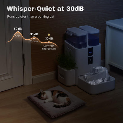 Smart 10L Cat Water Fountain App Control Filter System