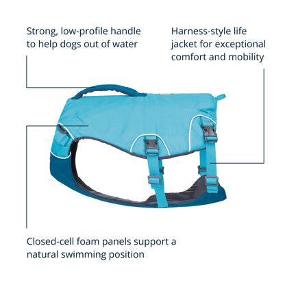 Dog Life Jacket Adjustable Safety Vest with Handles