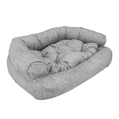Snoozer Luxury Overstuffed Microsuede Pet Sofa
