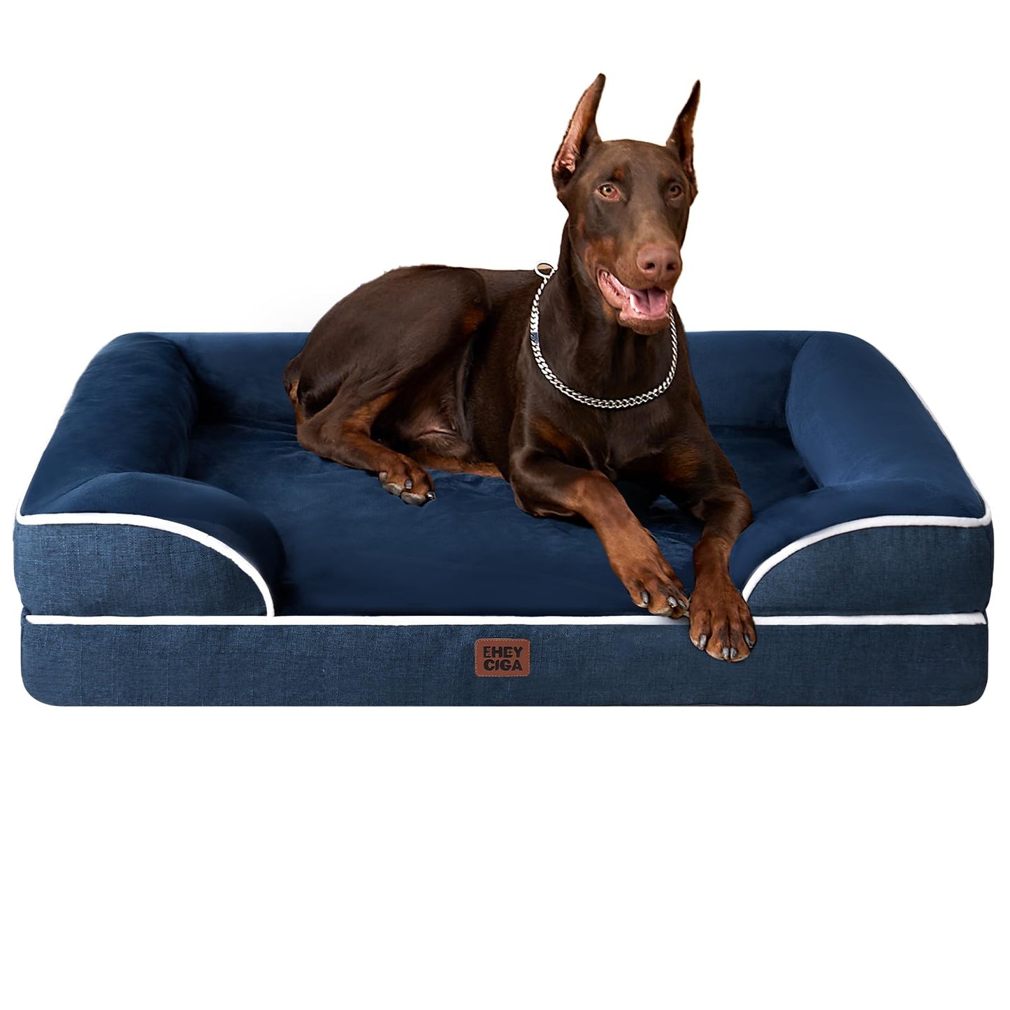 Orthopedic Memory Foam XL Dog Bed Waterproof Washable