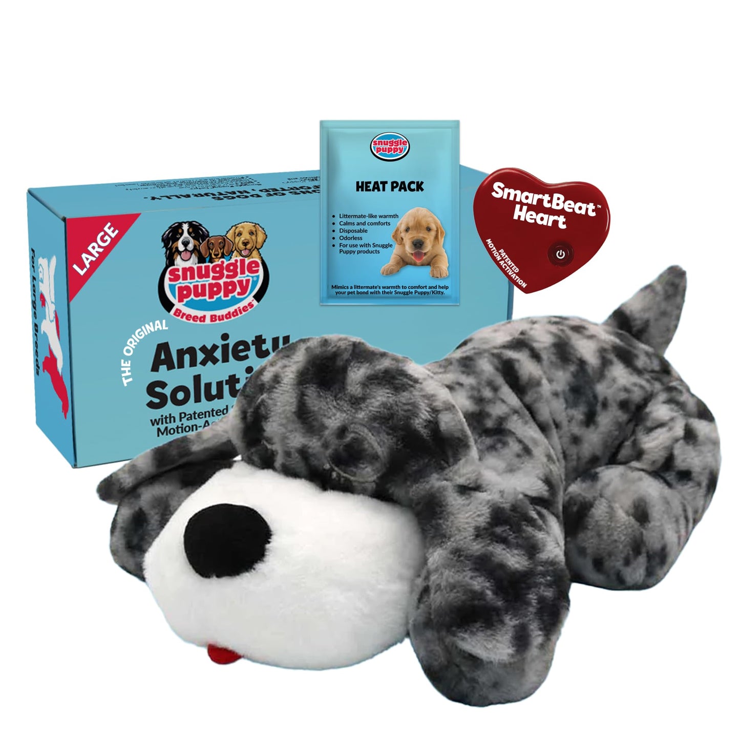 Heartbeat Plush Dog Anxiety Relief Calming Toy