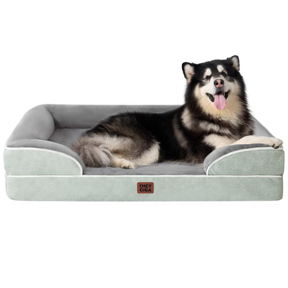 Orthopedic Memory Foam XL Dog Bed Waterproof Washable