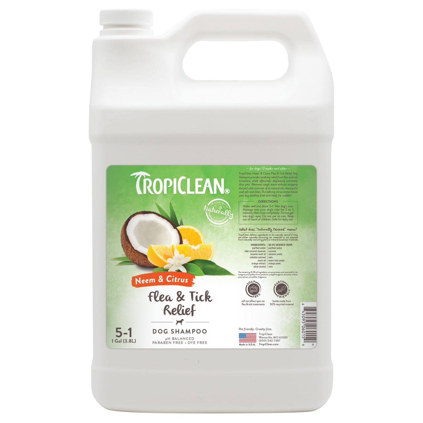 Natural Pet Shampoo Gentle Coat Care Clean
