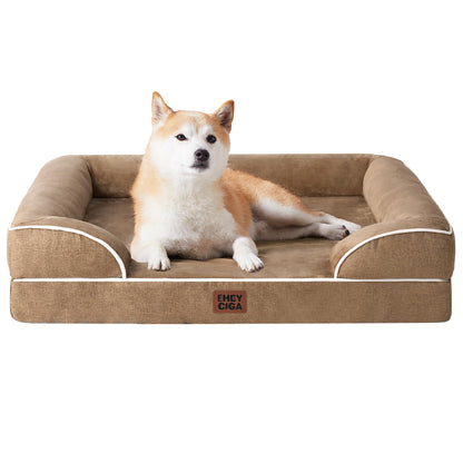 Orthopedic Memory Foam XL Dog Bed Waterproof Washable