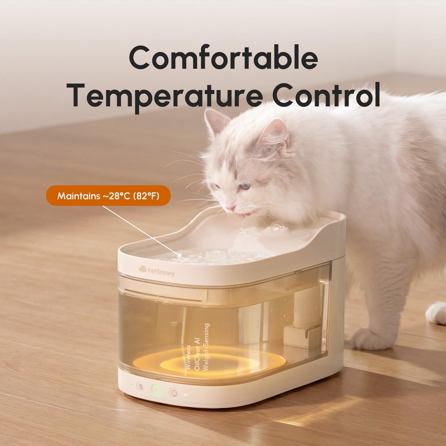 Wireless Weight-Sensing Pet Water Fountain