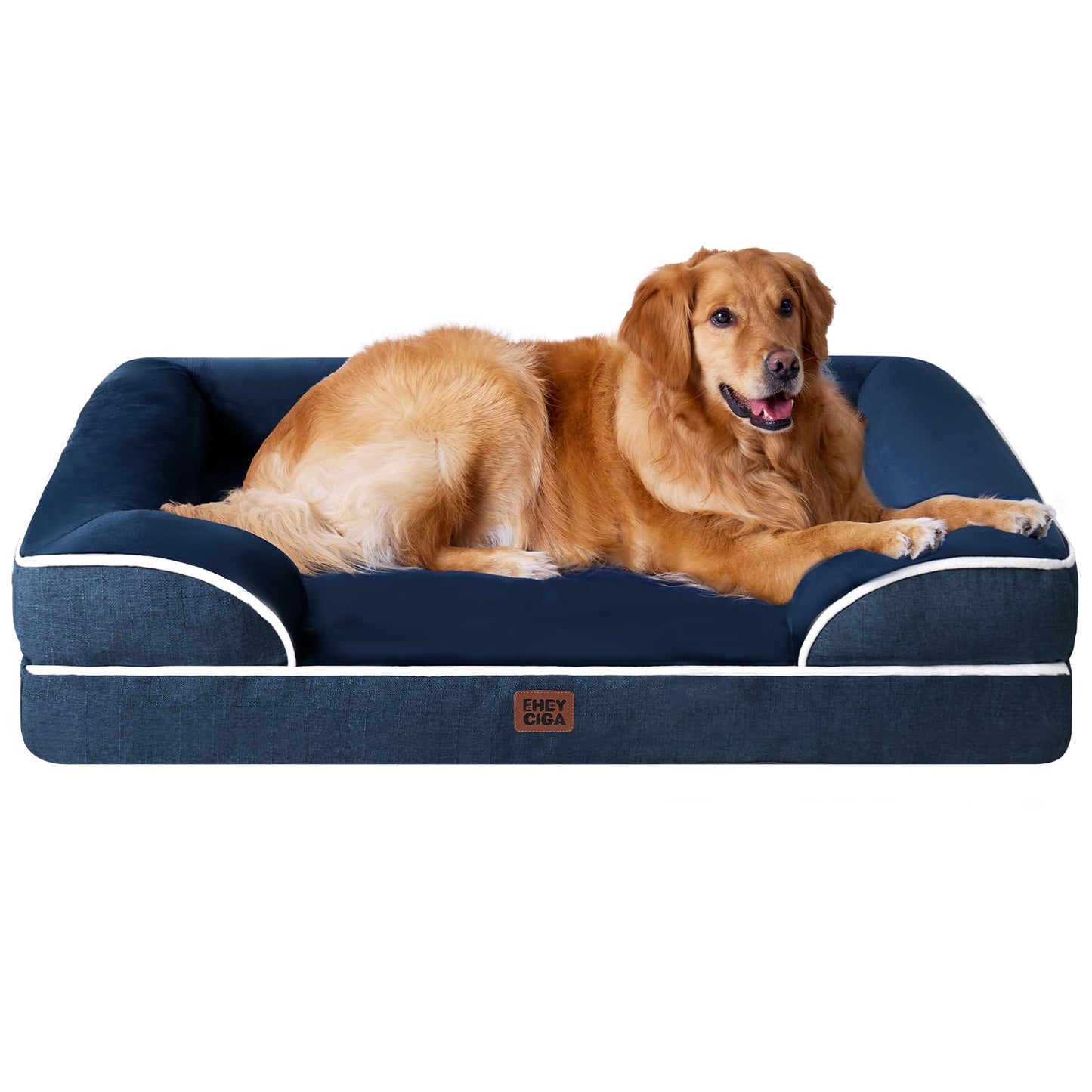 Orthopedic Memory Foam XL Dog Bed Waterproof Washable