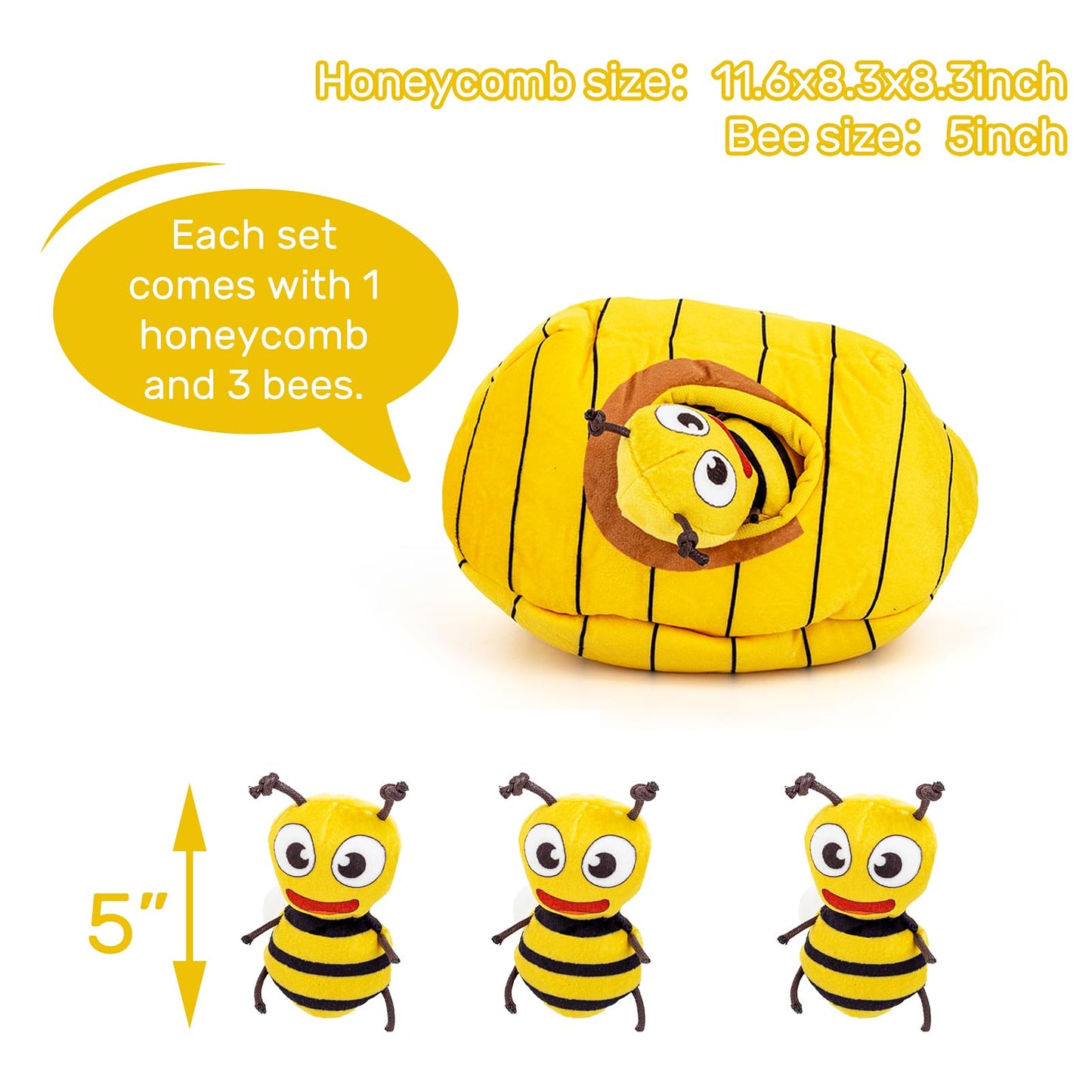 Squeaky Plush Durable Dog Chew Toy
