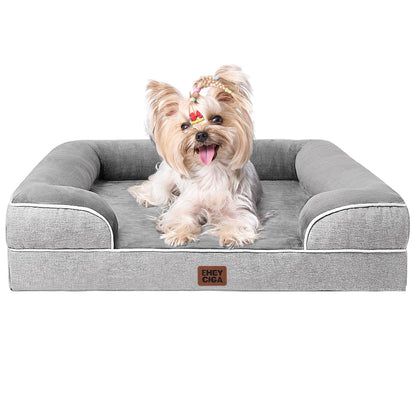Orthopedic Memory Foam XL Dog Bed Waterproof Washable