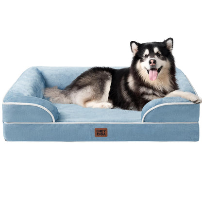Orthopedic Memory Foam XL Dog Bed Waterproof Washable