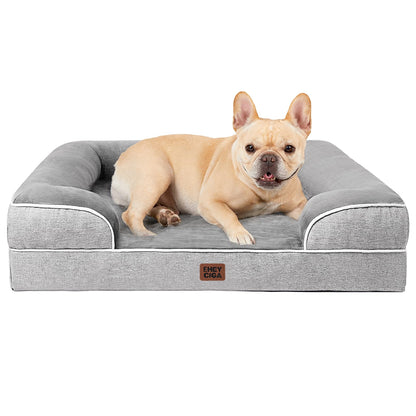 Orthopedic Memory Foam XL Dog Bed Waterproof Washable